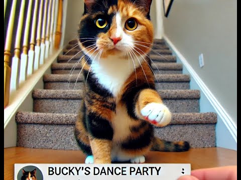 Bucky's Dance Party #CuteCats #FunnyPets @Sukoto140