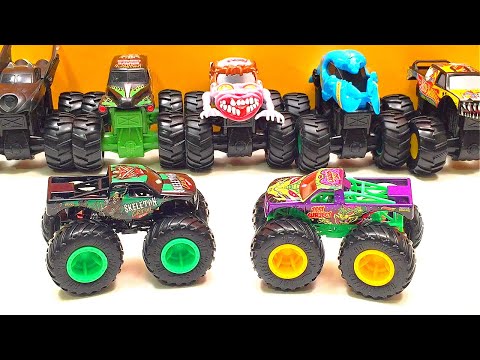 GRAVE DIGGER | REV TREDZ | MONSTER JAM | BATMAN | HOT WHEELS MONSTER TRUCKS | ZOMBIE