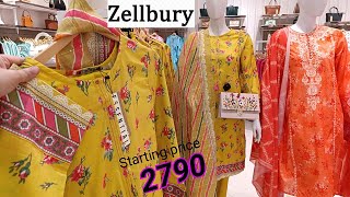 Zellbury New Collection 2025❣️Zellbury Summer Lawn Just 2790🤩Zellbury Sale Price