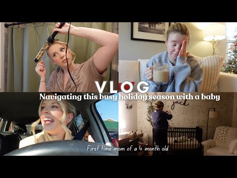 VLOG | Preparing for my first Christmas as a Mom, my everyday makeup, book club, holiday baking