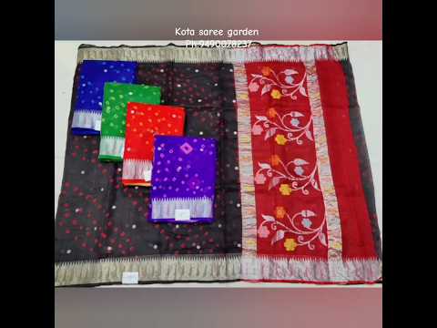 Pure silk kota bandhej weaving sarees.ph:9490078237 #wholesalekota #Kotasaree #silkkota #viralshort