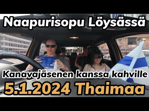 Uudet Naapurit Häiriköi - Haetaan Kanavajäsen Jomtienilta Kahville 5.11.2024 Thaimaa