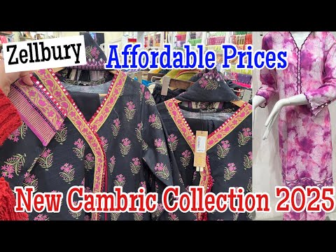 Zellbury New Sale Prices Collection 🔥 Zellbury New Collection cambric New Collection 2025 #zellbury