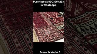 Salwar Materials | Purchase at 8903284233 in WhatsApp | #salwarmaterial #salwar