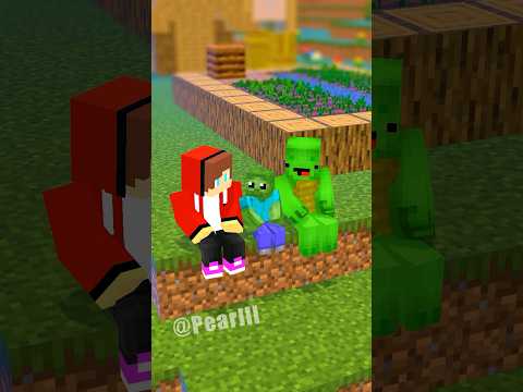 JJ and Mikey Save Baby Zombie - Minecraft Animation #shorts #maizen #minecraft