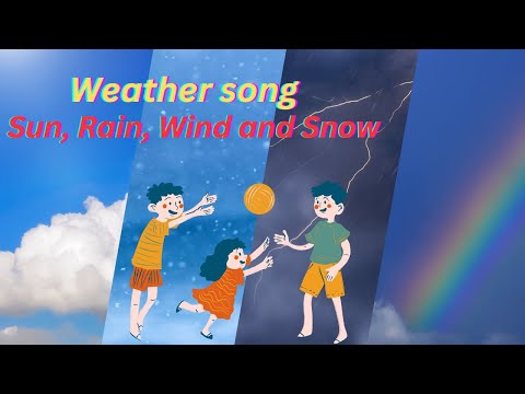 Weather Song For Kids | Nursery Rhymes For Kids | Rain Rain Go Away