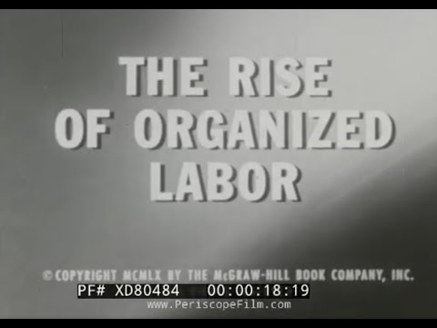 “ THE RISE OF ORGANIZED LABOR ” 1960 AMERICAN UNION MOVEMENT EDUCATIONAL FILM  AFL-CIO  XD80484