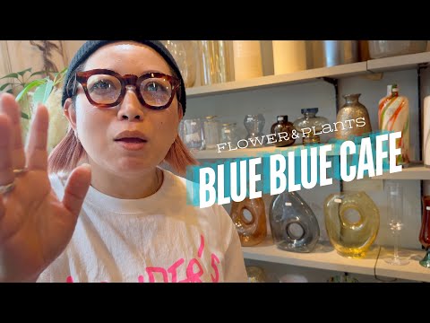 Blue Blue cafeに植物もあるよ