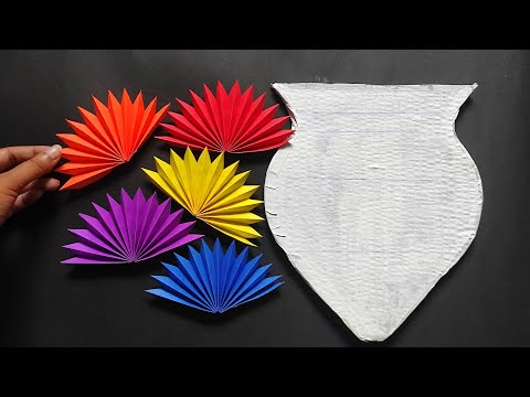 Beautiful Paper Wall Hanging Craft Idea|| Home Decoration Idea at Home|| @rumpacraftcreation6800