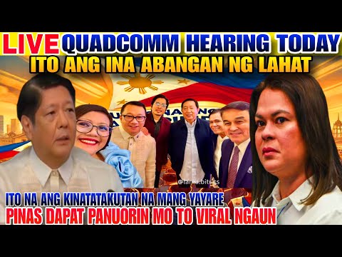 LIVE TODAY AT CONGRESS HEARING MARAMING MA GUGULAT NGAUN SA TATALAKAYIN DITO