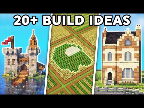 20+ Survival Minecraft Build Ideas!