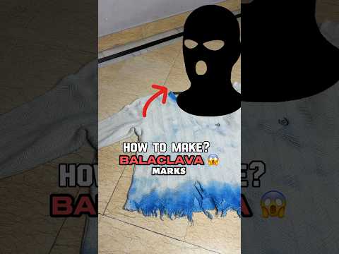 Balaclava mask diy tutorial 🔥 | Balaclava Mask at Home | how to make balaclava