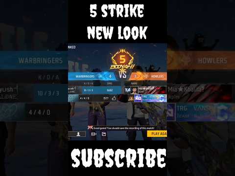 free fire vs rank 5 winning streak new look🔥#shorts#viralshorts