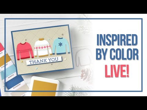 Live Replay: Let's Create a Card LIVE Inspired by Color!