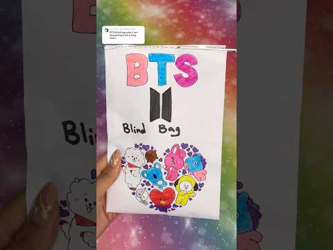 BTS blind bag! #blindbag #papercraft #papersquishy #bts #btsarmy #kpop #diy #diycrafts #shorts