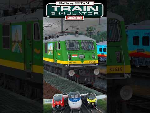 Train Simulator I WAG9 Locomotive Coupling Malgadi I  Train Game I Train Video #shorts #train