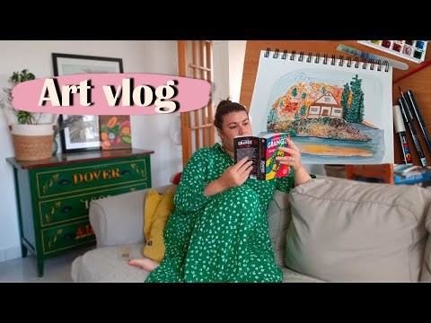 vlog cosy : un jour gris en juillet