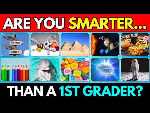 Are You Smarter Than a 1st Grader? 🤔 | General Knowledge Quiz 📚