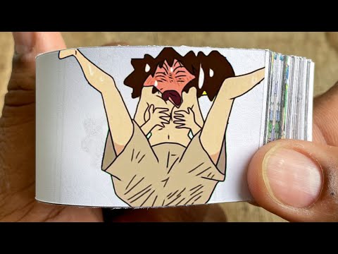 ShinChan Cartoon Flipbook #41 | Misae Nohara Bathing Flip Book | Flip Book Artist 2024