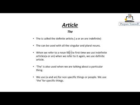 How to use articles , what is a,an ,the, learn articles, uses of a,an, the articles a, an and the