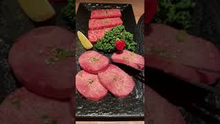 【焼肉/渋谷ランチ】食感も脂もウマい上タン塩&赤身を食らいたい上カルビ【韓国料理】 #Shorts