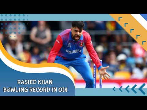 Rashid Khan bowling record in Odi career || #rashidkhan #india #odi #aus #rashid #afg