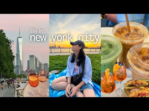 nyc vlog | eating thru new york ~ aperol spritz, jazz bars, cafe hopping, korean food, swedish candy