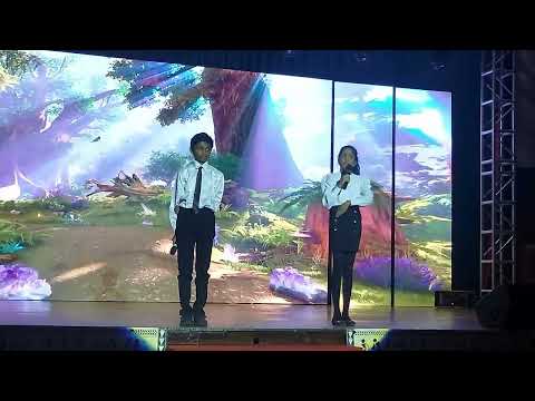 Shreshta's Anchoring at VSE Primary Annual Day 2023-24 #reels #anchoring