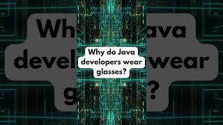 Why Do Java Developers Wear Glasses? 👓😂 #nerdhumor #techhumor