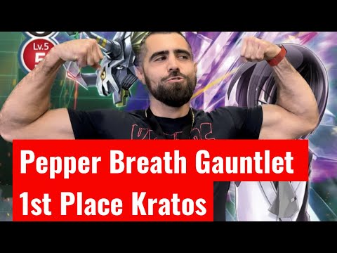 Digimon TCG Pepper Breath Gauntlet 1st Place Kratos!