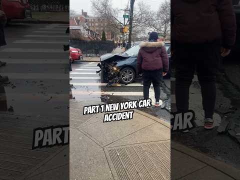 School Bus crash Car Accident  New York #video #viral-video