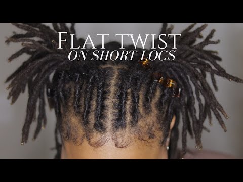 Trying A New Loc Style | Flat Twisting My Locs | 7 Weeks Post Retwist