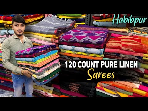 120 Count Pure Linen | Khadi Cotton | Mal Cotton | Pure Silk | Mercerised Cotton Saree Manufacturer