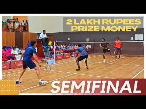 GANESH/ARJUNKRISHNAN VS VEMBARASAN/NISHANT:ANITHAPARTIBAN NATIONAL BADMINTON TOURNAMENT THANJAVUR