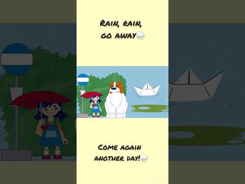 Rain Rain Go Away #Shorts #ChuChuTV #NurseryRhymes #KidsSongs