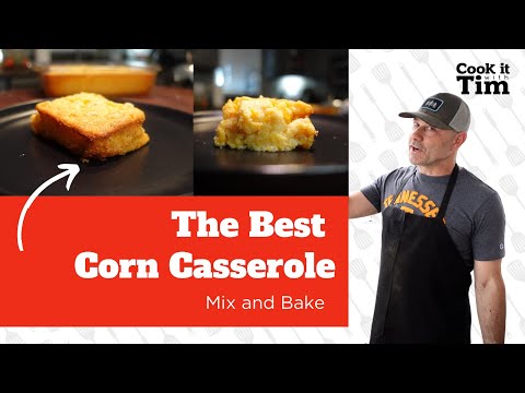 Corn Casserole | Mix and Bake.. Super Easy Recipe