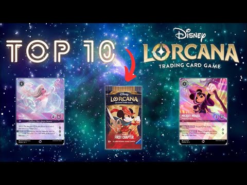 The 10 Most EXPENSIVE the First Chapter Lorcana Cards! #top10 #lorcana #disney