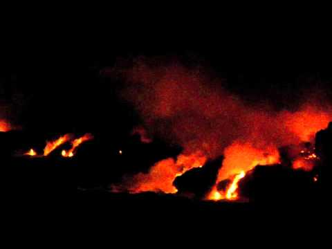 Big Island Lava Flowing into the Pacific Ocean