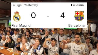 El Clásico Reactions | Real Madrid vs Barcelona 0-4 | Goals, chances, offsides