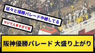 【なんだかんだ大盛り上がり！！】阪神優勝パレード、大盛り上がり【反応集】【プロ野球反応集】【2chスレ】【5chスレ】