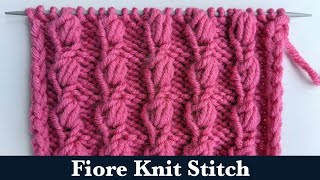 Fiore Knit Stitch Pattern