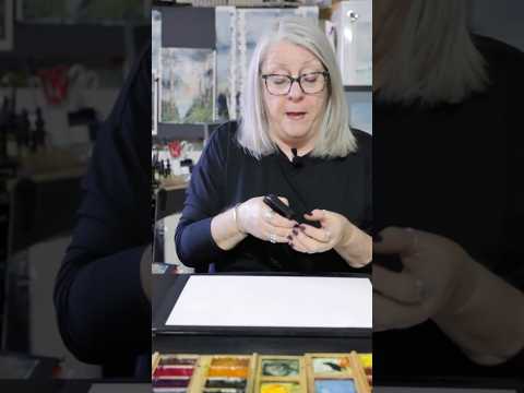 Learn Creative Watercolor Techniques with Lynda Norman! #shorts