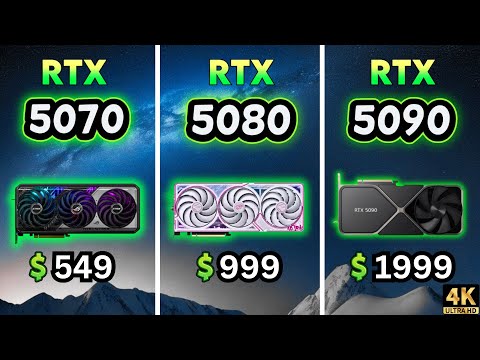 RTX 5070 vs 5080 vs 5090 -- Test in Games  -- Careful Before You Buy ⛔