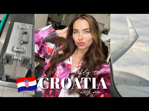 CROATIA TRAVEL VLOG ✈️ 🇭🇷: pack & fly with me