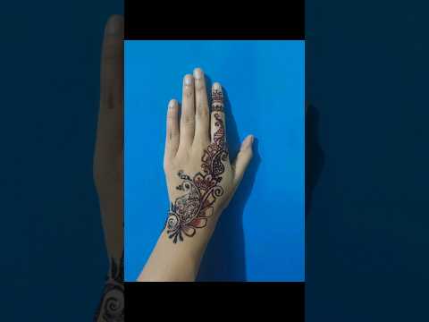 New Simple Stylish Mehndi Design #easyhennadesign #mehndi #artwork #viral #youtubeshorts