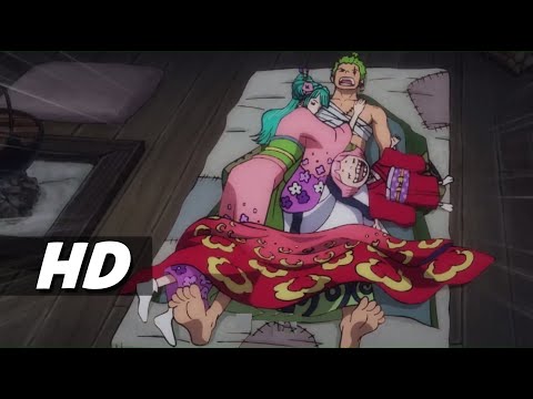 Zoro and Hiyori Sleeping Together | Brook saw zoro sleeping with Hiyori  | One Piece HD