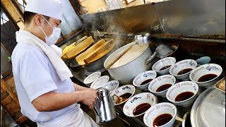 開店→即満席！博多で愛されすぎる「ふくちゃんラーメン」の朝に密着！Hakata's popular tonkotsu ramen "Fuku-chan"