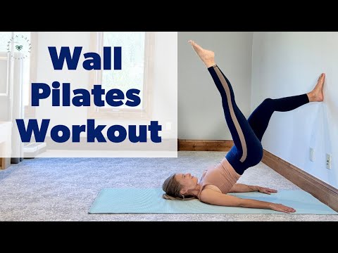 10 Minute Wall Pilates Workout - Full Body Wall Pilates at Home!