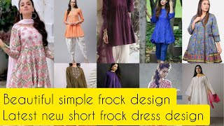 latest summer dress design ideas/the new latest summer short frock dress design for women2023