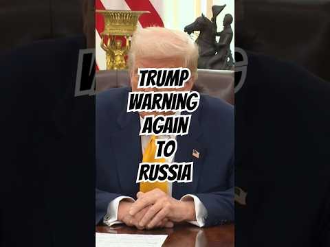 Trump Warning to Putin #shorts #news